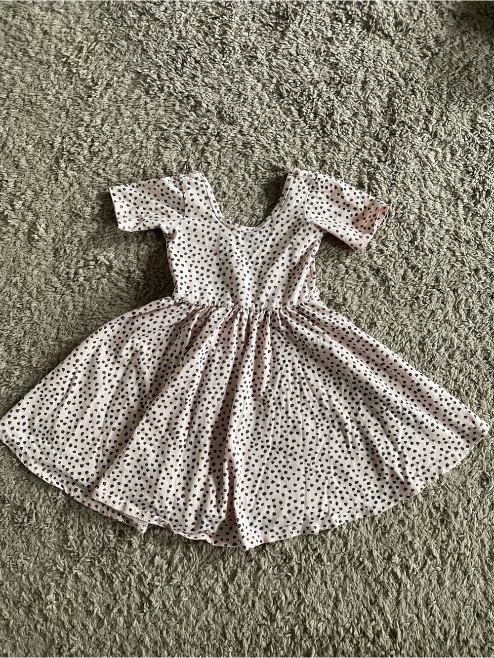 Pink polka dot Alice and Ames swing dress